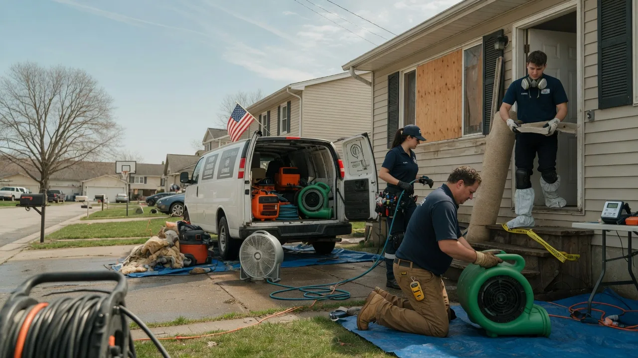 Water Damage Restoration in Young America, IN near me